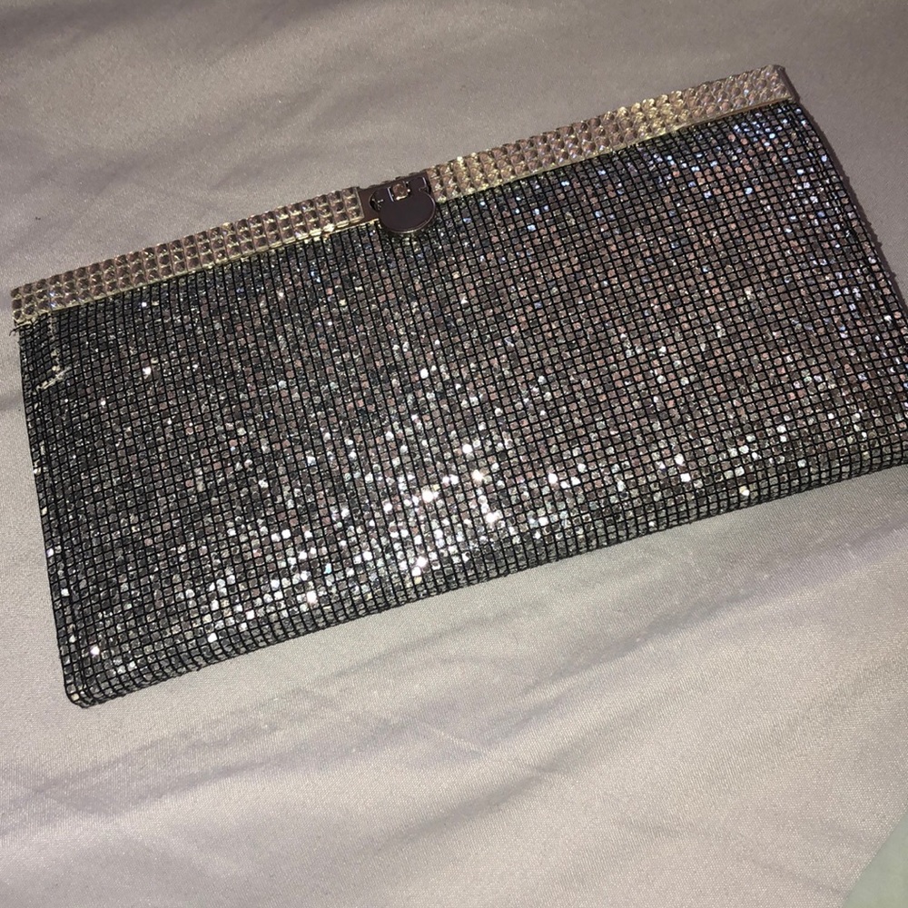 Cute silver clutch!